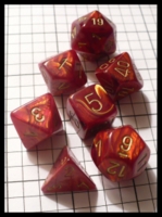Dice : Dice - Dice Sets - Chessex Scarab Scarlet w Gold Nums - Ebay Jan 2010